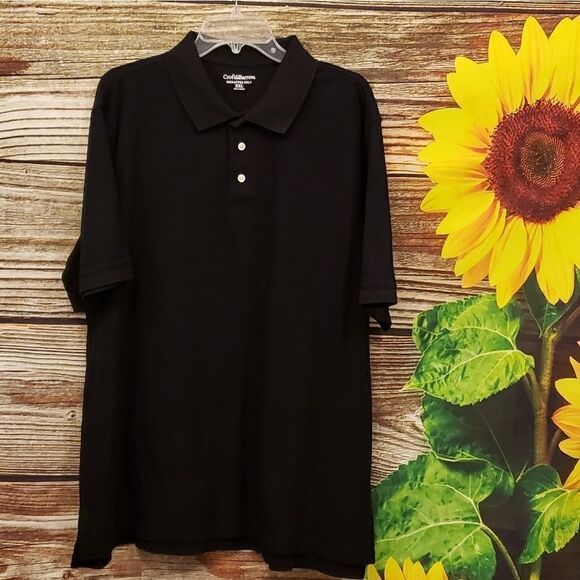 Croft & Barrow signature polo black XXL preo-owned - Picture 1 of 5